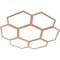 Ekena Millwork Florin Wood Fretwork Pierced Ceiling Medallion, Cherry, 38"OD x 16 1/4"ID x 1/4"T CMWP38X38X0250FOCH - alternate 5